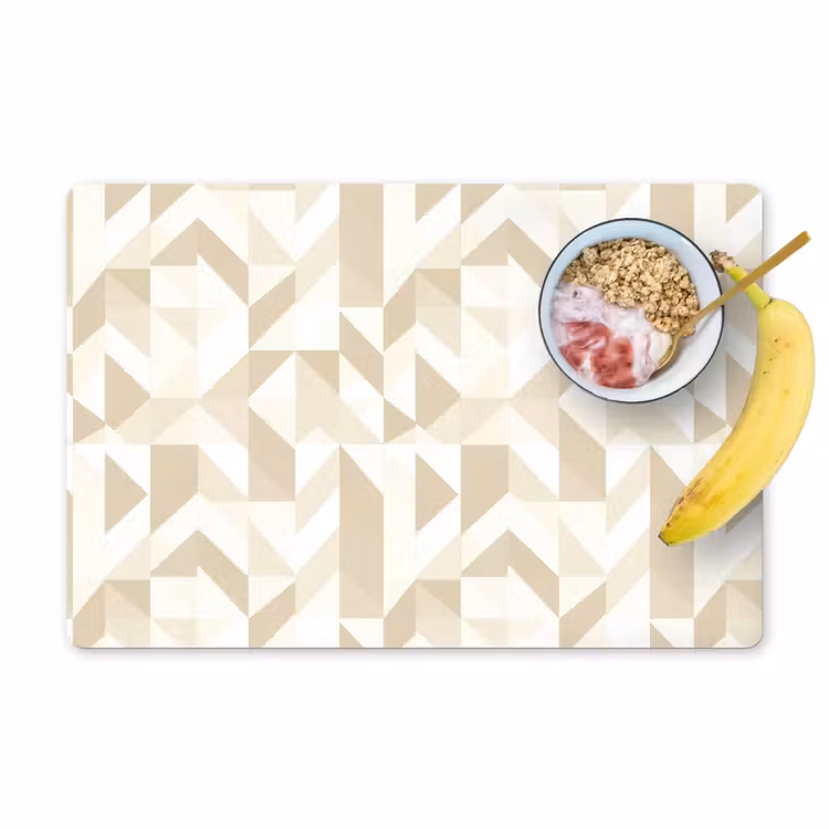 Modern - Abstract - Beige Placemat vinyl groot 368 -zzzproduct_Kitchenyeah-website