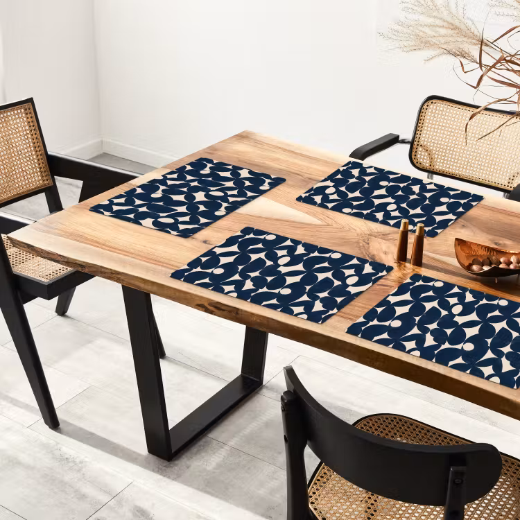 Modern - Geometrisch - Blauw Placemat vinyl groot 368 -zzsfeer4_Kitchenyeah-website