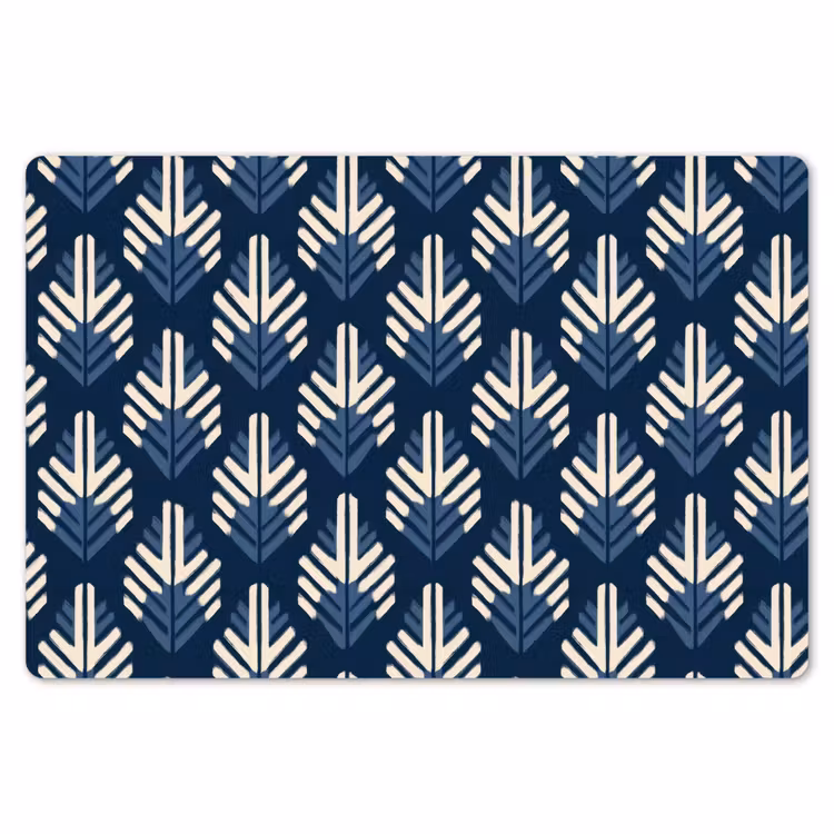 Modern - Patroon - Blauw Placemat vinyl groot 368 -zzsfeer1_Kitchenyeah-website