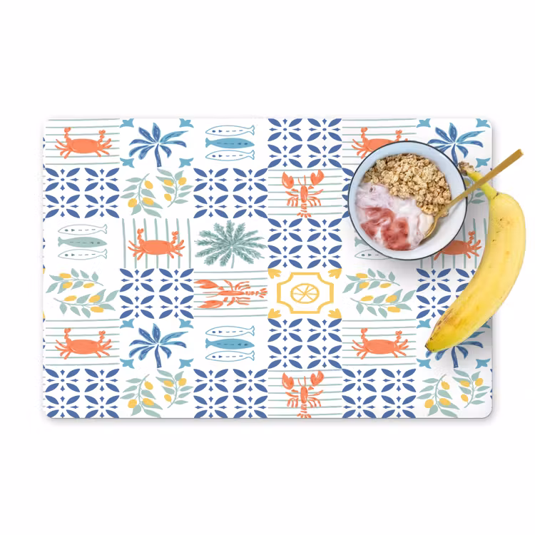 Zee - Sfeer - Mozaïek - Multi Placemat vinyl groot 368 -zzzproduct_Kitchenyeah-website