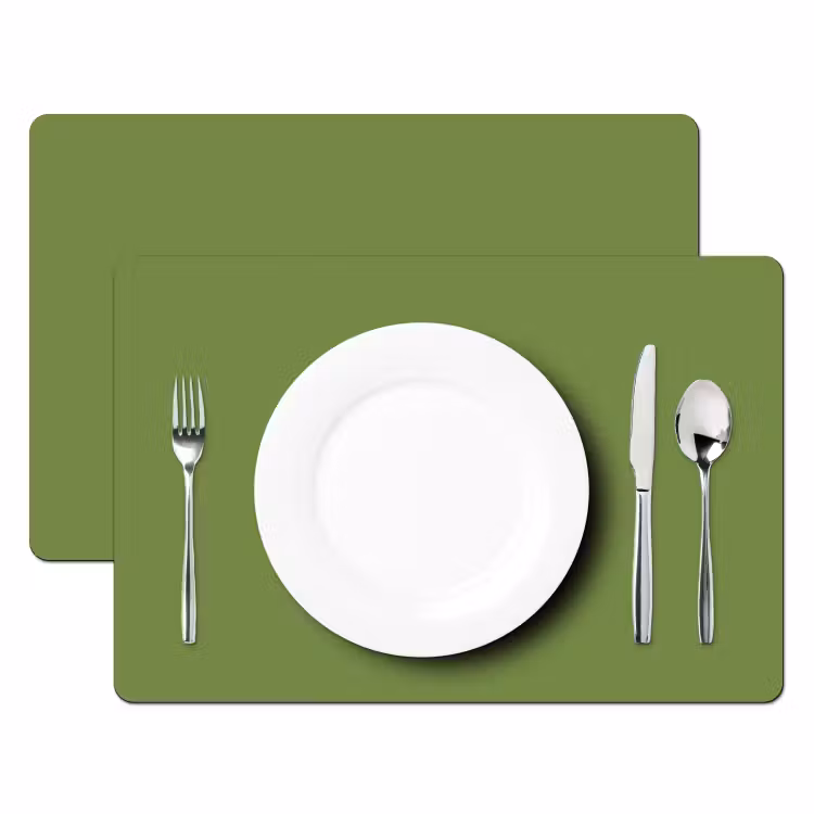 Moss - Green - Groen Placemat vinyl groot 368 -zzsfeer2_Kitchenyeah-website