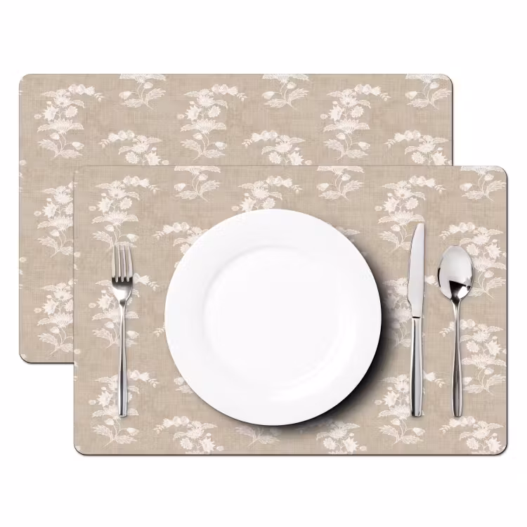 Motief - Beige - Linnen Placemat vinyl groot 368 -zzsfeer2_Kitchenyeah-website