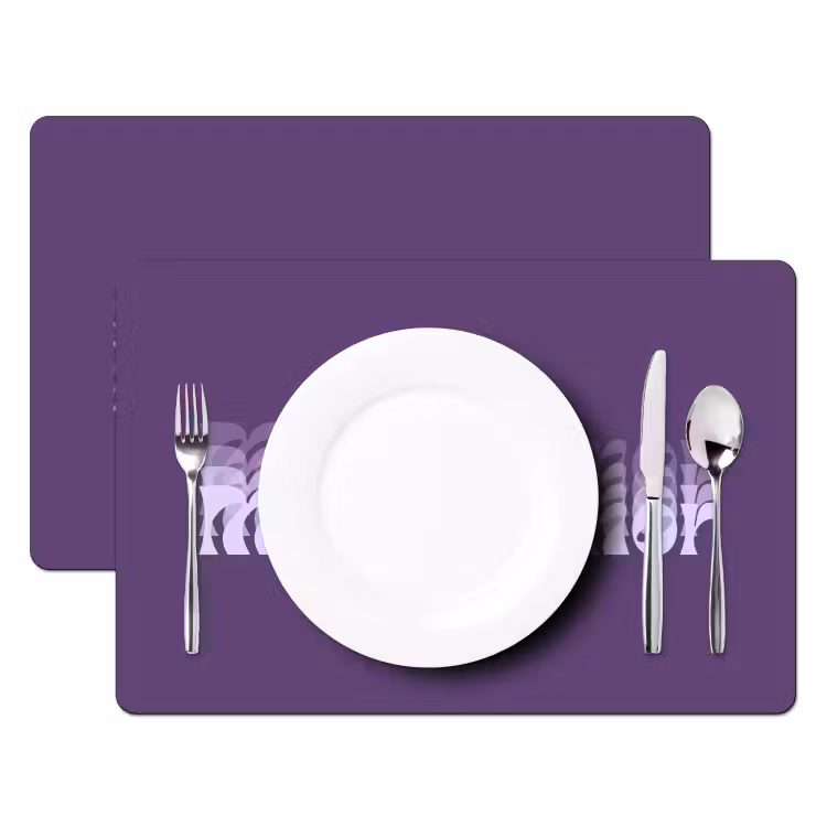 Mucho amor - Paars - Grafisch Placemat vinyl groot -zzsfeer2_Kitchenyeah-website