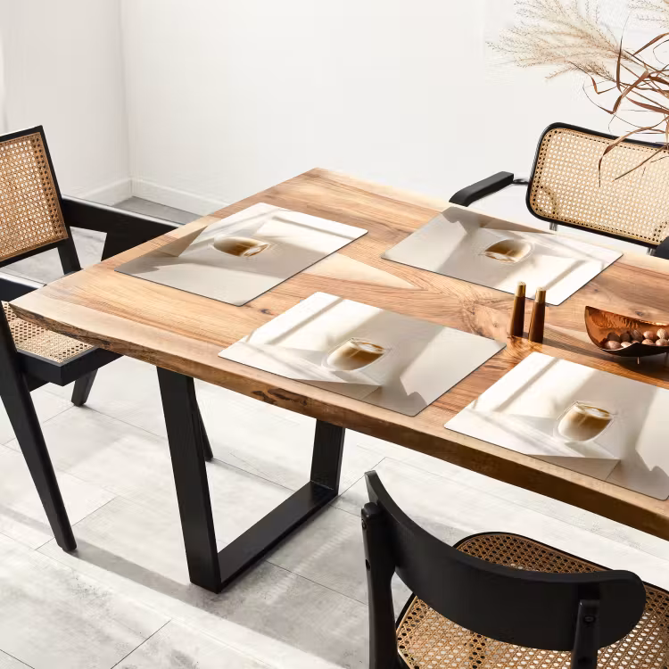 Mok - Latte - Minimalistisch - Schaduw Placemat vinyl groot -zzsfeer4_Kitchenyeah-website
