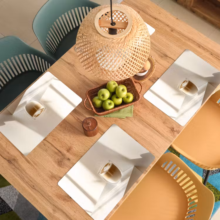 Mok - Latte - Minimalistisch - Schaduw Placemat vinyl groot -zzsfeer5_Kitchenyeah-website