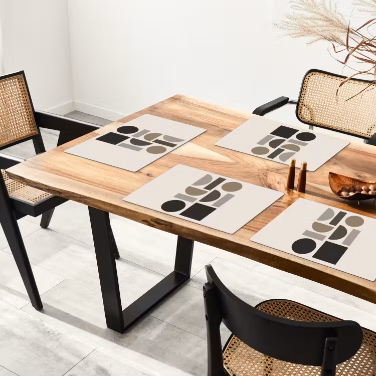 Natuurlijke tinten - Grafisch - Verticale compositie Placemat vinyl groot -zzsfeer4_Kitchenyeah-website