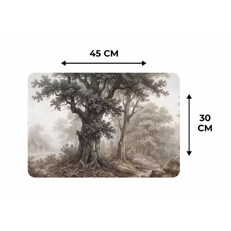 Natuur - Bos - Eik Placemat vinyl groot -specs