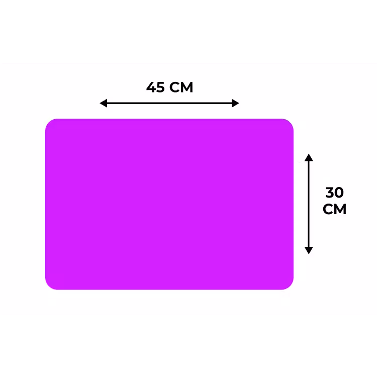Neon - Orchid - Paars Placemat vinyl groot 368 -specs
