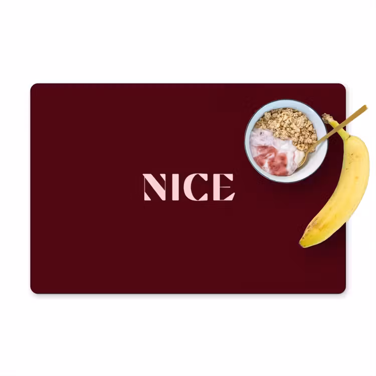 Nice - Bordeaux - Roze Placemat vinyl groot -zzzproduct_Kitchenyeah-website