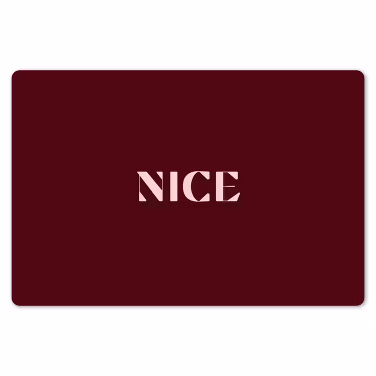 Nice - Bordeaux - Roze Placemat vinyl groot -zzsfeer1_Kitchenyeah-website