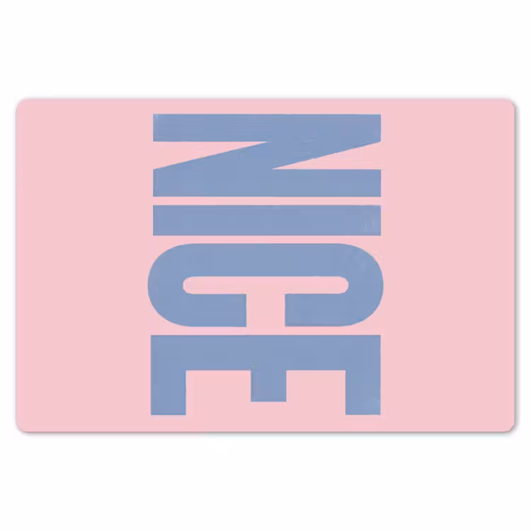 Nice - Paars - Roze Placemat vinyl groot -zzsfeer1_Kitchenyeah-website