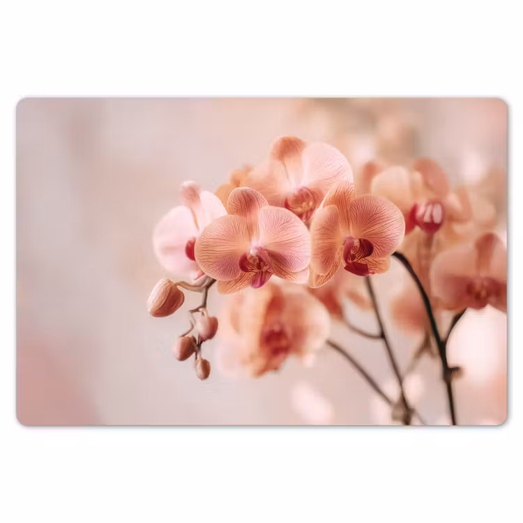 Orchidee - Bloemen - Roze - Bloemblaadjes Placemat vinyl groot -zzsfeer1_Kitchenyeah-website
