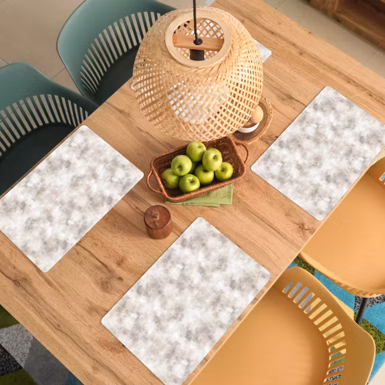 Organisch - Patroon - Gemêleerd Placemat vinyl groot 368 -zzsfeer5_Kitchenyeah-website