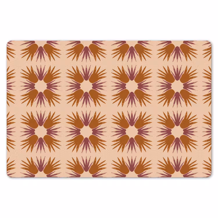 Ornament - Patroon - Oker Placemat vinyl groot 368 -zzsfeer1_Kitchenyeah-website