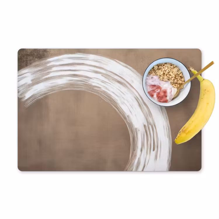 Verf - Bruin - Japandi Placemat vinyl groot -zzzproduct_Kitchenyeah-website