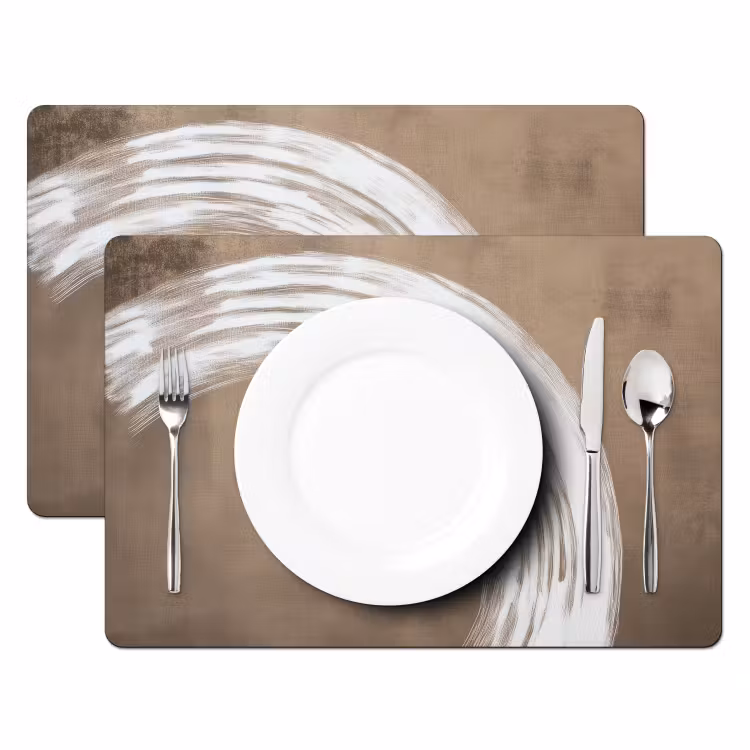 Verf - Bruin - Japandi Placemat vinyl groot -zzsfeer2_Kitchenyeah-website