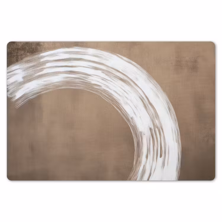 Verf - Bruin - Japandi Placemat vinyl groot -zzsfeer1_Kitchenyeah-website