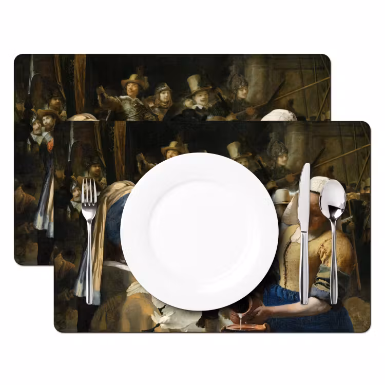 Schilderij - Oude Meesters - Zwaan Placemat vinyl groot -zzsfeer2_Kitchenyeah-website