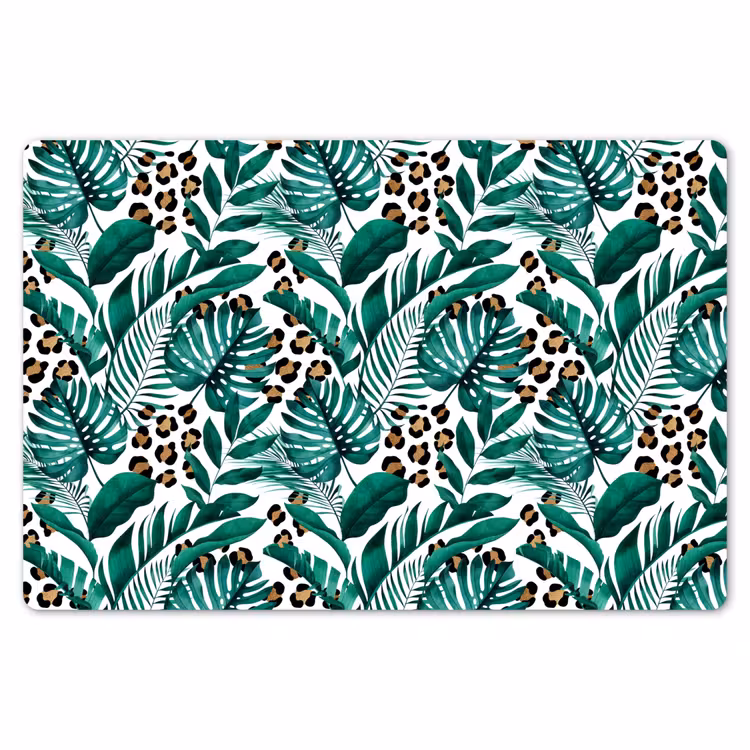 Palmblad - Panterprint - Tropical Placemat vinyl groot -zzsfeer1_Kitchenyeah-website