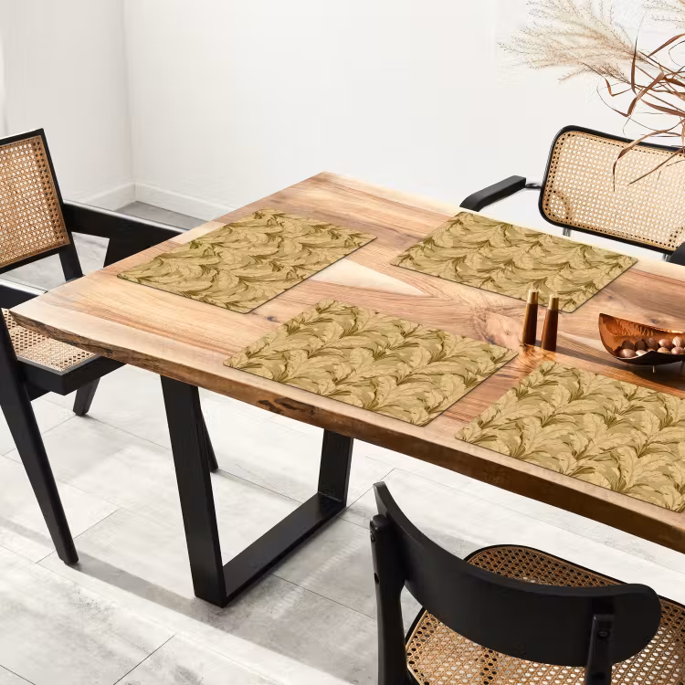 Palmbladeren - Klassiek - Groen Placemat vinyl groot 368 -zzsfeer4_Kitchenyeah-website