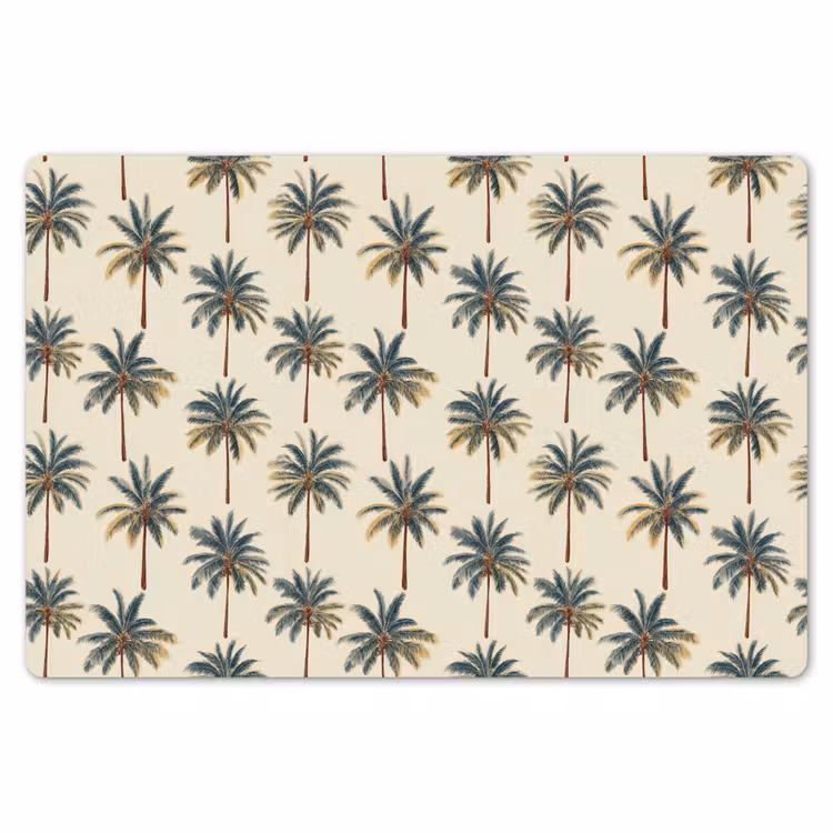 Palmbomen - Tropisch - Groen Placemat vinyl groot 368 -zzsfeer1_Kitchenyeah-website