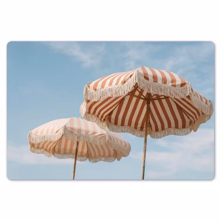 Parasol - Lucht - Rood Placemat vinyl groot -zzsfeer1_Kitchenyeah-website