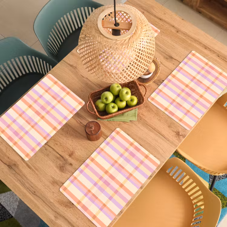 Pastel - uitpatroon - Geometrisch Placemat vinyl groot 368 -zzsfeer5_Kitchenyeah-website