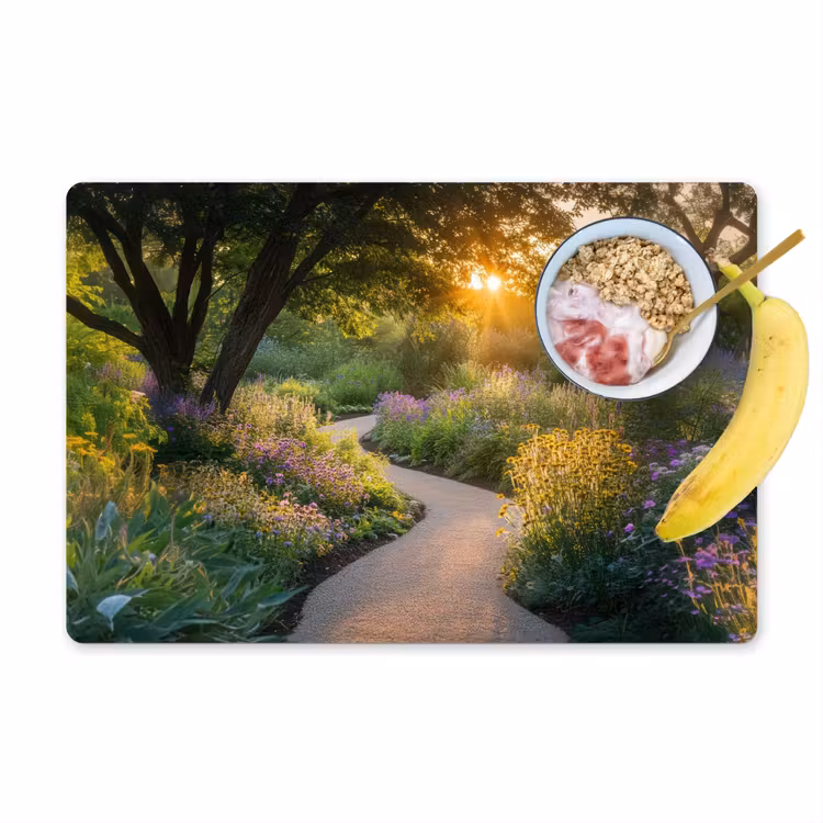 Pad - Bloemen - Park Placemat vinyl groot -zzzproduct_Kitchenyeah-website