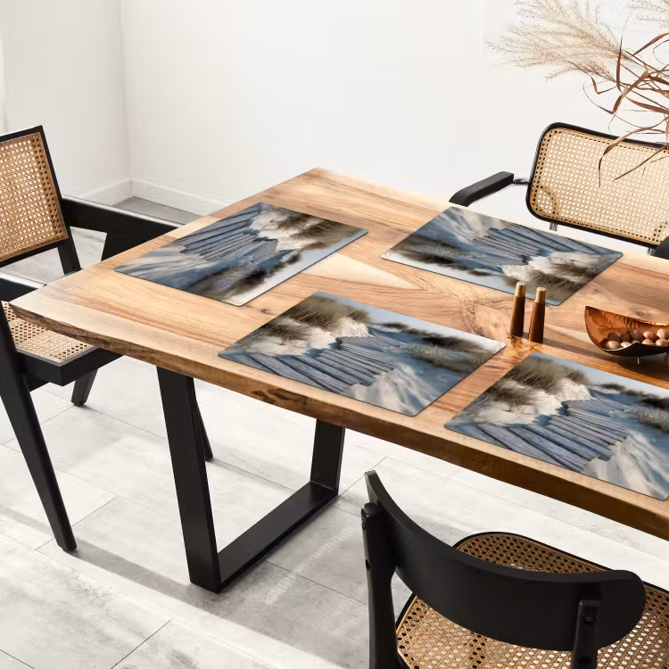 Pad - Planken - Duinen - Gras Placemat vinyl groot -zzsfeer4_Kitchenyeah-website