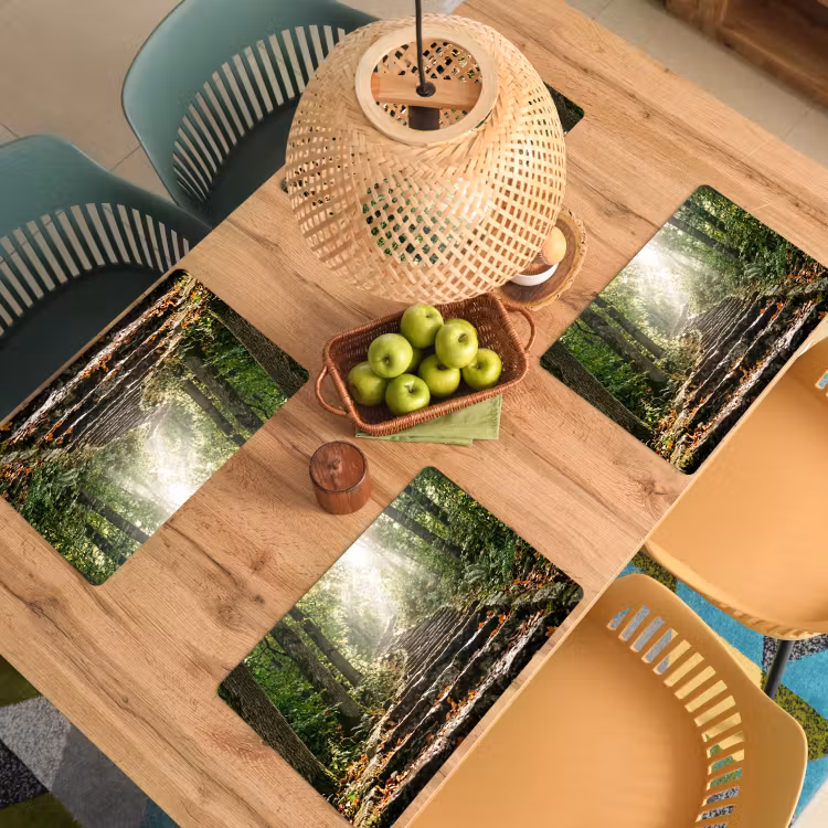 Stenen - Trap - Bos - Natuur Placemat vinyl groot -zzsfeer5_Kitchenyeah-website