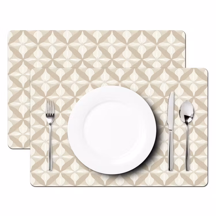 Patroon - Klassiek - Beige Placemat vinyl groot 368 -zzsfeer2_Kitchenyeah-website