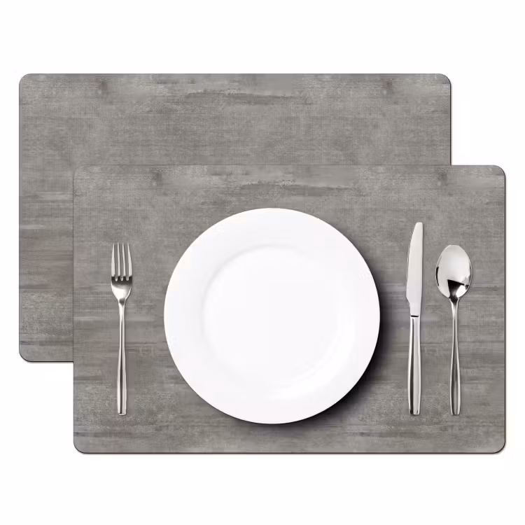 Patroon - Beton - Grijs Placemat vinyl groot 368 -zzsfeer2_Kitchenyeah-website