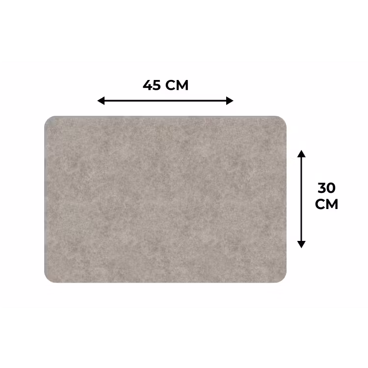 Patroon - Beton - Grijs Placemat vinyl groot 368 -specs
