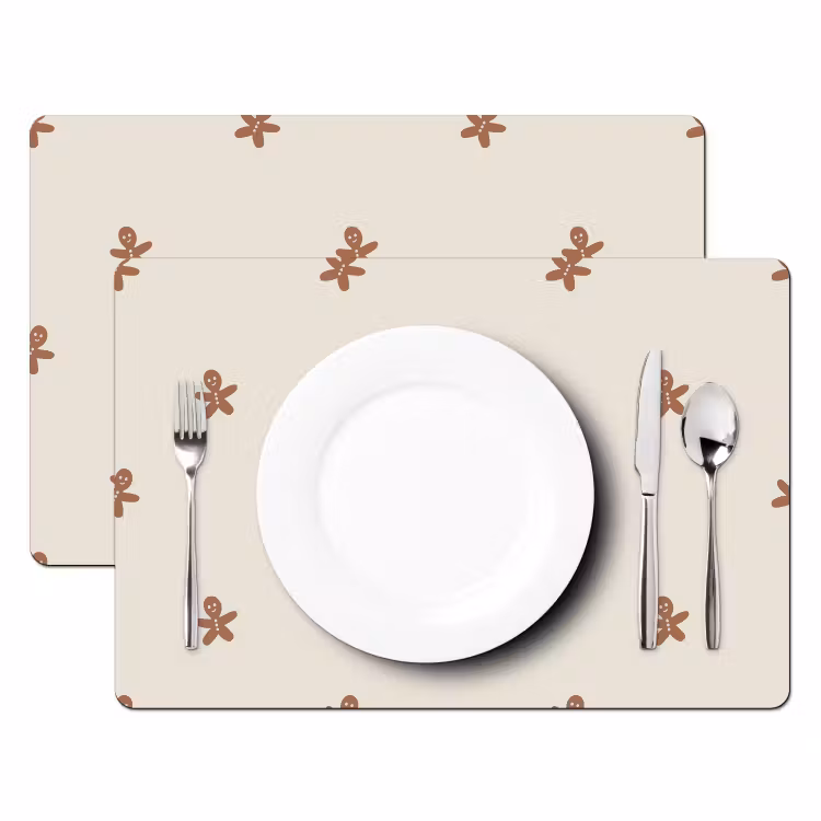 Patroon - Koekjes - Beige Placemat vinyl groot 368 -zzsfeer2_Kitchenyeah-website