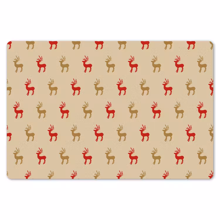 Patroon - Herten - Beige Placemat vinyl groot 368 -zzsfeer1_Kitchenyeah-website