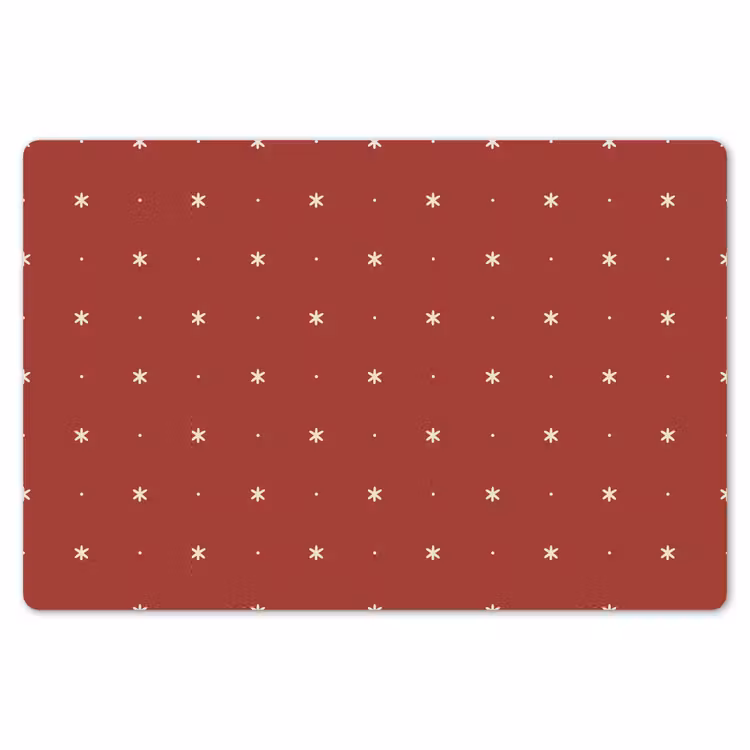Patroon - Stippen - Sterren - Rood Placemat vinyl groot 368 -zzsfeer1_Kitchenyeah-website