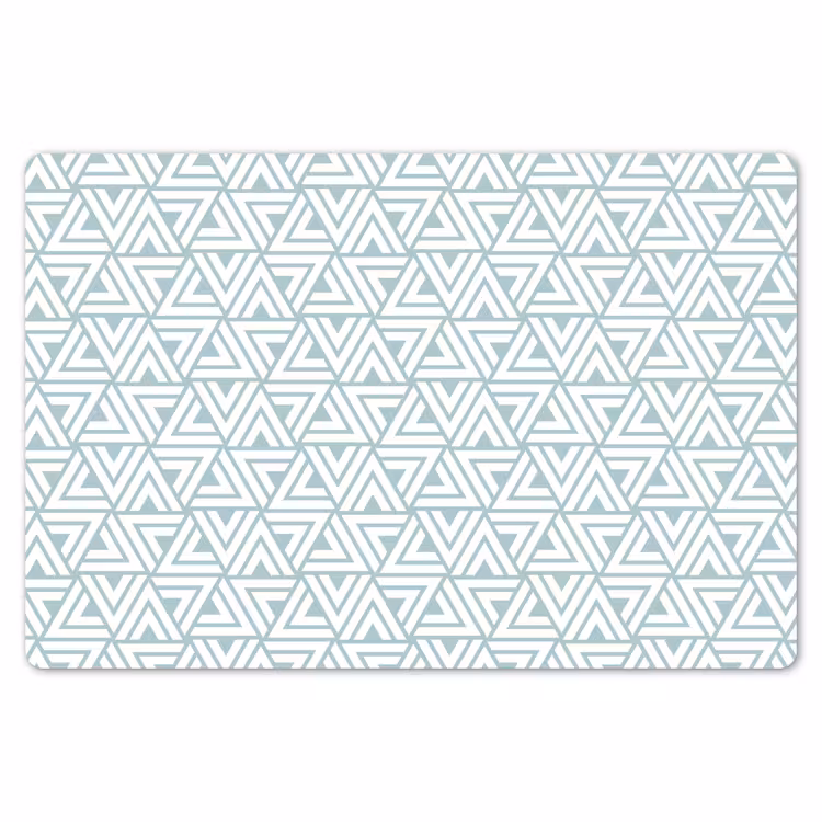 Patroon - Lijn - Design - Groen Placemat vinyl groot 368 -zzsfeer1_Kitchenyeah-website