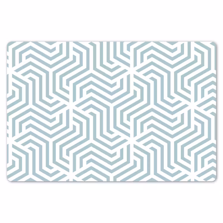Patroon - Lijn - Design - Groen Placemat vinyl groot 368 -zzsfeer1_Kitchenyeah-website
