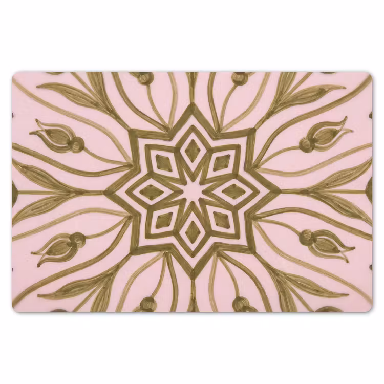 Patroon - Mandala - Decoratie - Abstract - Groen Placemat vinyl groot -zzsfeer1_Kitchenyeah-website