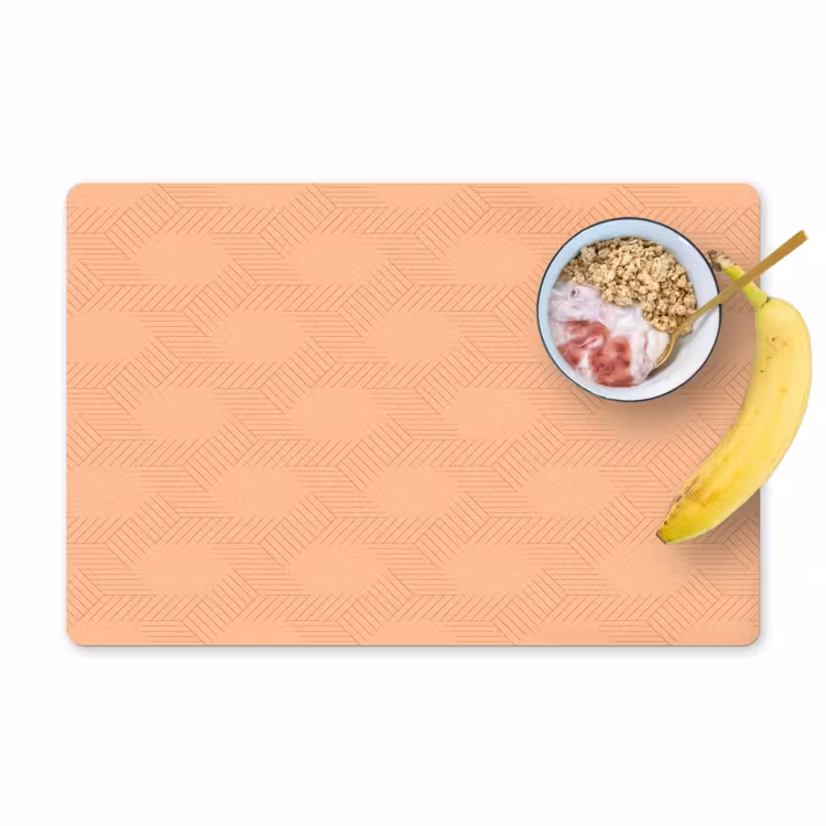 Patroon - Oranje - Lijnen Placemat vinyl groot 368 -zzzproduct_Kitchenyeah-website