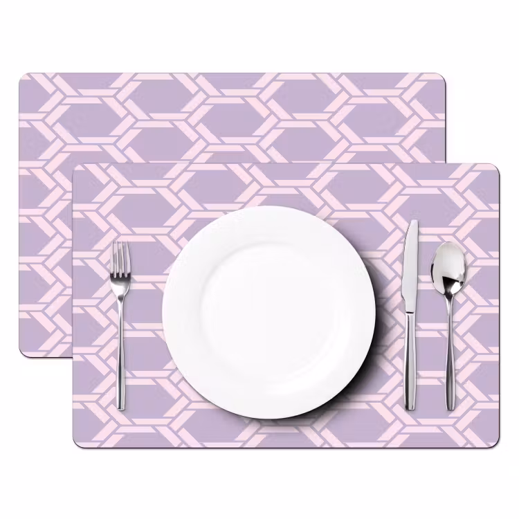 Patroon - Roze - Paars Placemat vinyl groot 368 -zzsfeer2_Kitchenyeah-website