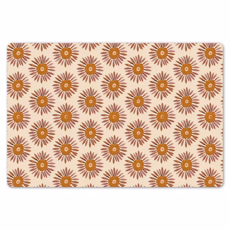 Patroon - Retro - Bruin Placemat vinyl groot 368 -zzsfeer1_Kitchenyeah-website