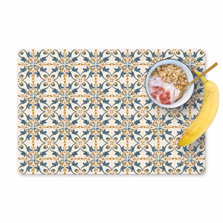 Patroon - Klassiek - Kleurrijk Placemat vinyl groot 368 -zzzproduct_Kitchenyeah-website
