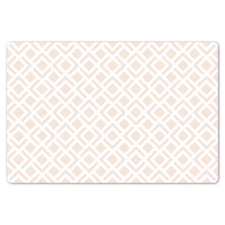 Patronen - Abstract - Beige - Geometrie Placemat vinyl groot 368 -zzsfeer1_Kitchenyeah-website