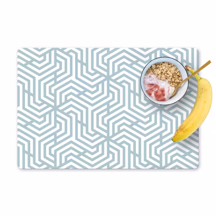 Patronen - Abstract - Driehoek - Geometrie Placemat vinyl groot 368 -zzzproduct_Kitchenyeah-website