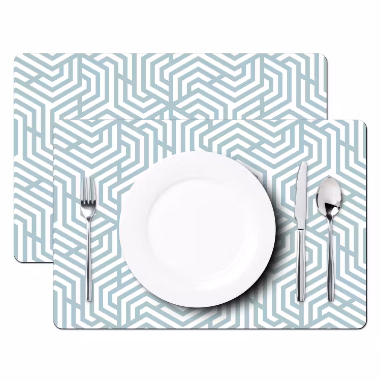 Patronen - Abstract - Driehoek - Geometrie Placemat vinyl groot 368 -zzsfeer2_Kitchenyeah-website