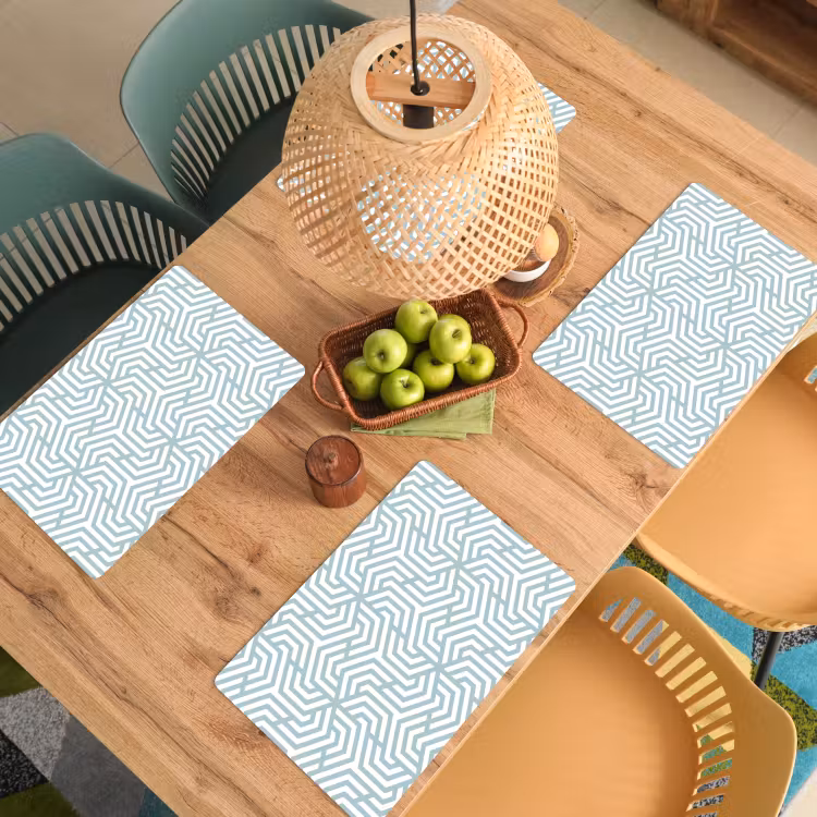 Patronen - Abstract - Driehoek - Geometrie Placemat vinyl groot 368 -zzsfeer5_Kitchenyeah-website