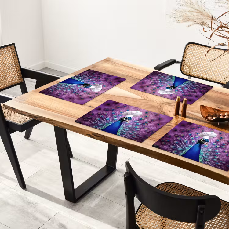 Pauw - Koksmuts - Cool - Paars Placemat vinyl groot -zzsfeer4_Kitchenyeah-website
