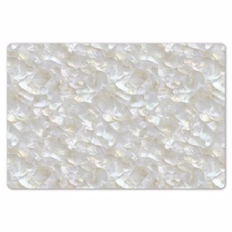 Parelmoerglans - Wit - Schelp Placemat vinyl groot 368 -zzsfeer1_Kitchenyeah-website