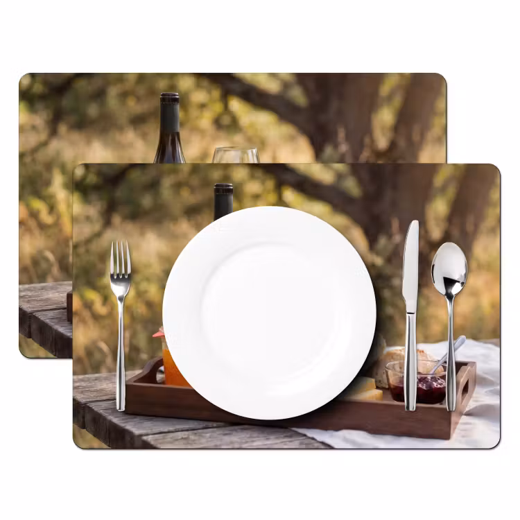 Picknick - Wijn - Kaasplankje Placemat vinyl groot -zzsfeer2_Kitchenyeah-website